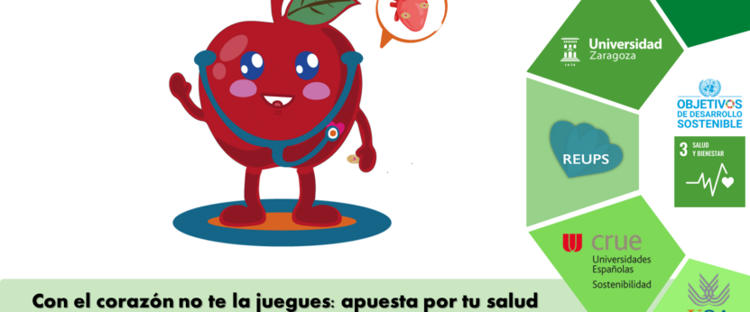 Mensaje saludable Con el corazón no te la jueges: apuesta por tu salud