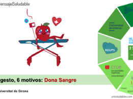 Mensaje saludable Junio: 1 gesto, 6 motivos: dona sangre