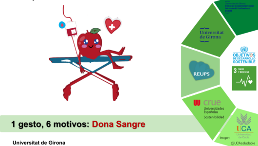 Mensaje saludable Junio: 1 gesto, 6 motivos: dona sangre